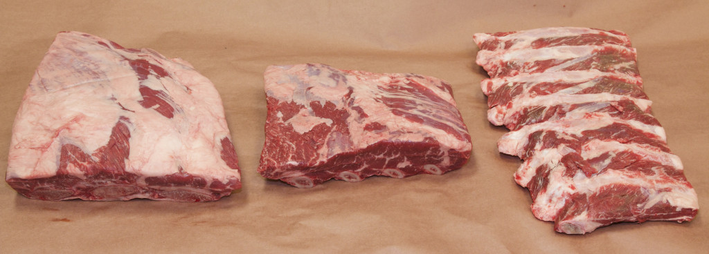 Comparing 123A, 124 and 130 Beef Ribs
