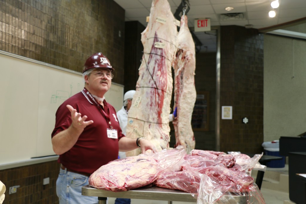 Davey Griffin and cuts of beef