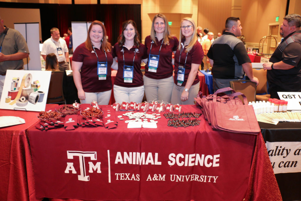 Katy Jo Nickelson, Clay Eastwood, McKensie Harris, and Micki Gooch at the Southwest Meat Association Supplier's Showcase