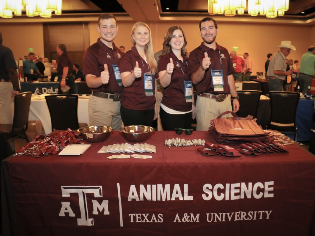 Bo Garcia, Micki Gooch, Clay Eastwood, and Drew Cassens at the Southwest Meat Association Convention and Suppliers Showcase