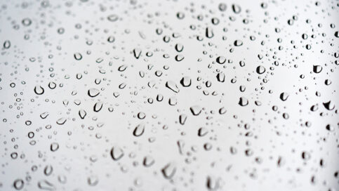 Photo of raindrops
