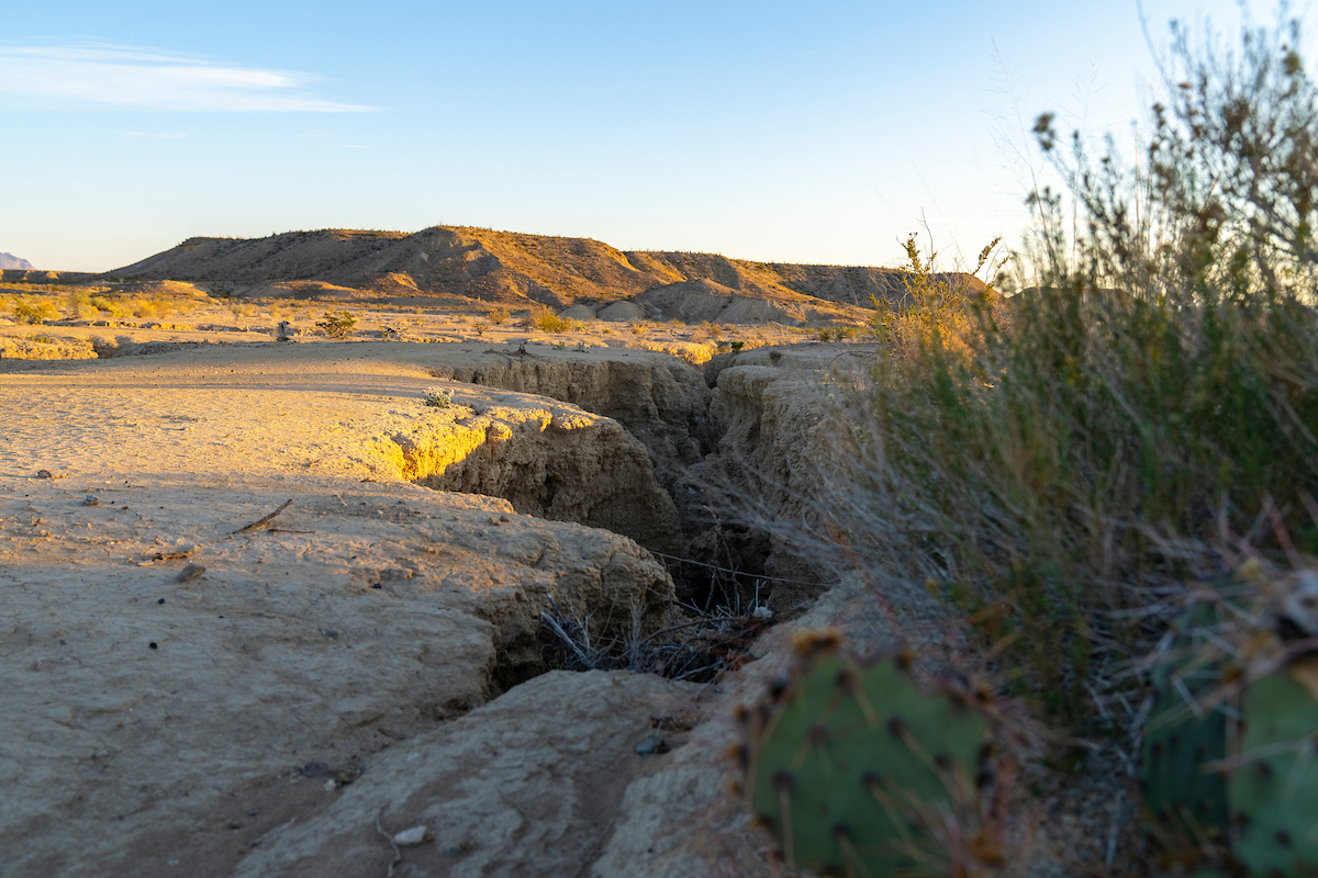 Dry land in West Texas.