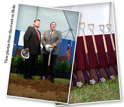 View Photos from the Ground Breaking on Flickr
