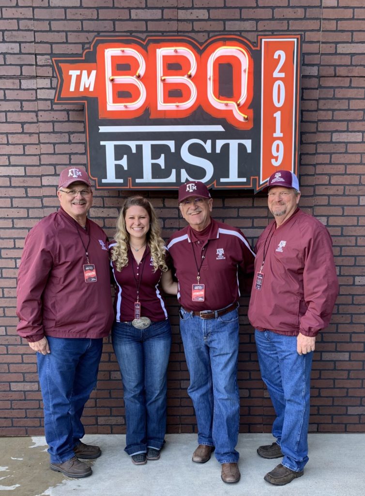 Davey Griffin, Brogan Horton, Jeff Savell, and Ray Riley at the Texas Monthly BBQ FEST 2019