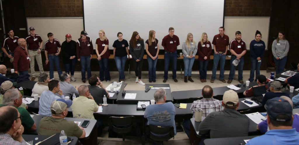 Introduction of Texas A&M University students who help with Camp Brisket