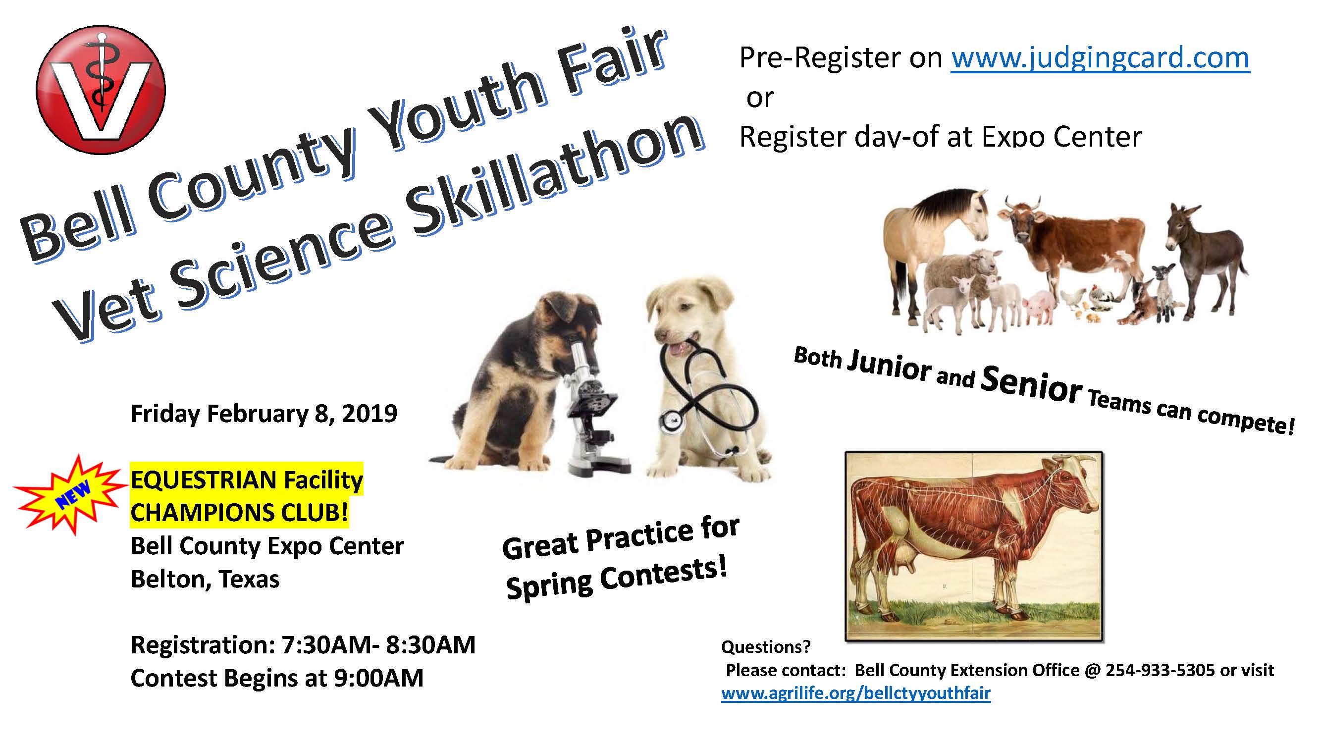 VET SCIENCE SKILLATHON Bell County Youth Fair