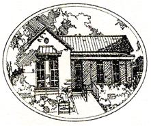 Schultz House Ink Drawing