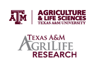 Photo collage of the Texas A&M Agriculture & Life Sciences and Texas A&M AgriLife Research logos 