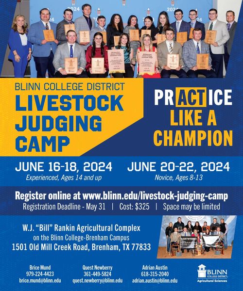 2024 LIvestock Judging Camp