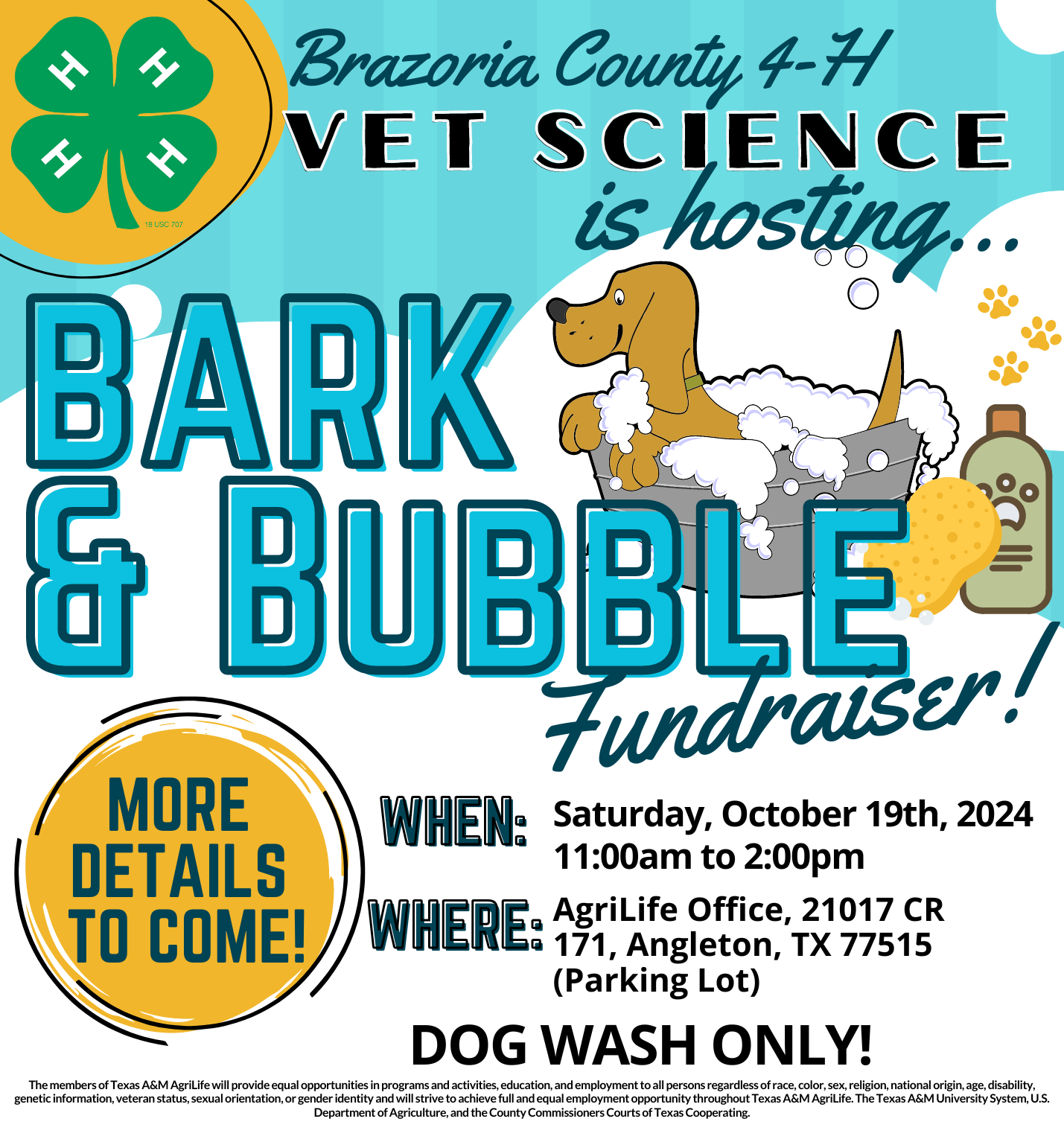 4-H Dog Wash Fundraiser (2)