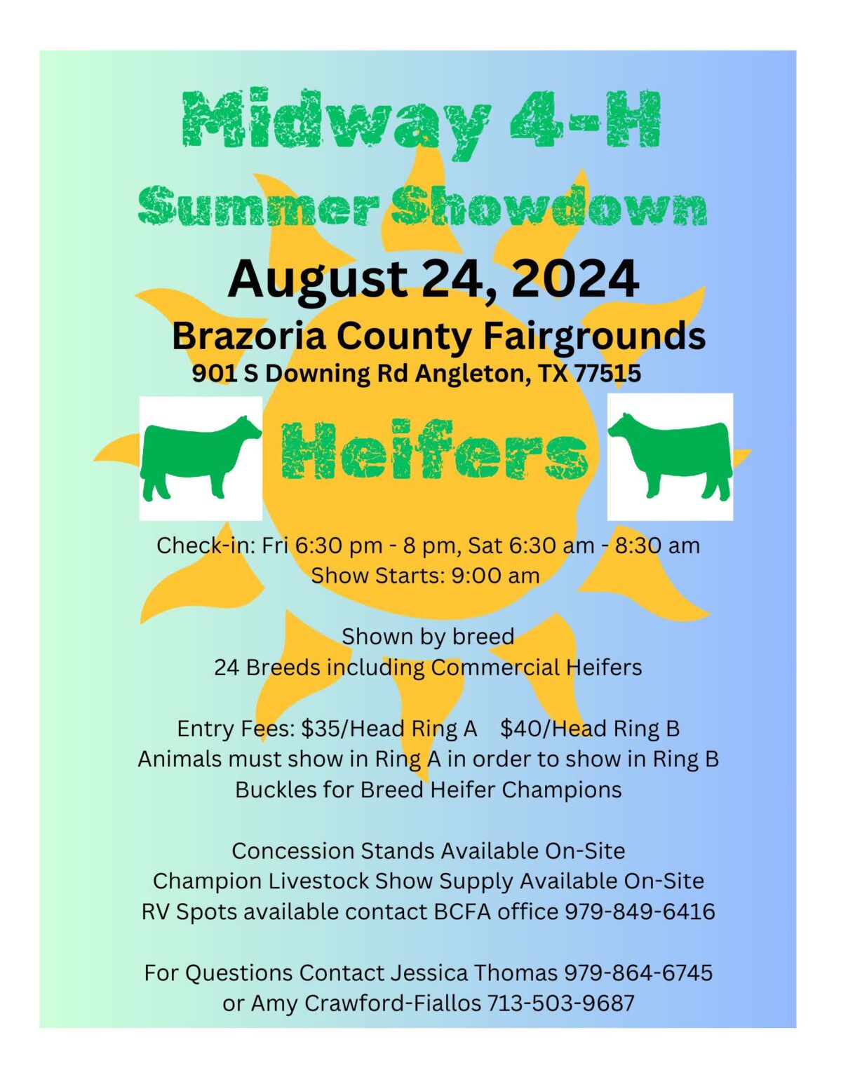 Midway Summer Showdown Flyer