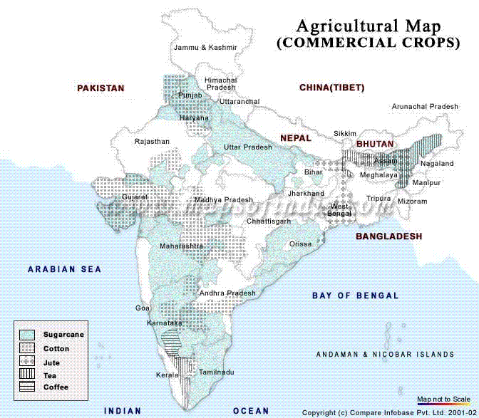 agriculture indian agricultural map of india Map Of India S Crop Growing Areas The Cotton Marketing Planner agriculture indian agricultural map of india