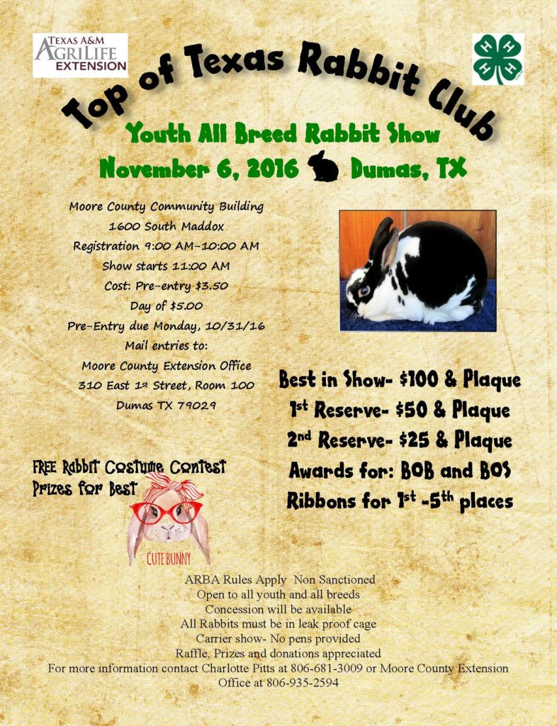 Top of Texas Rabbit Show