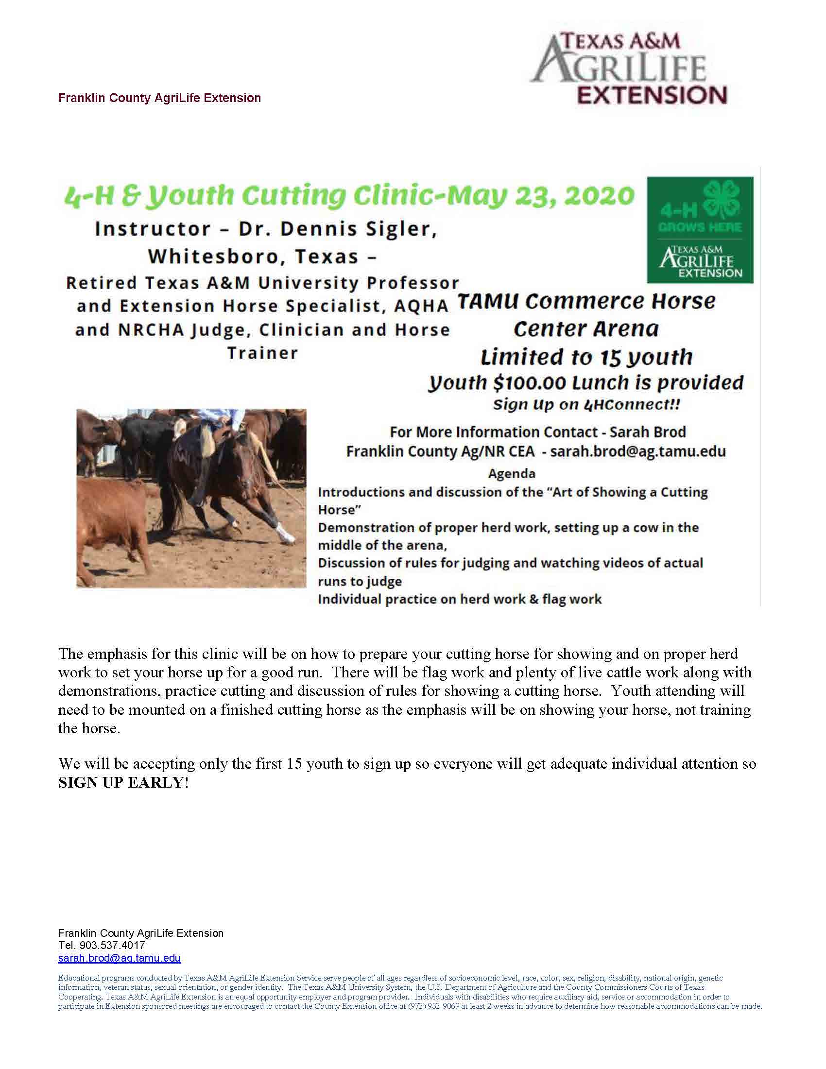 Cutting Clinic