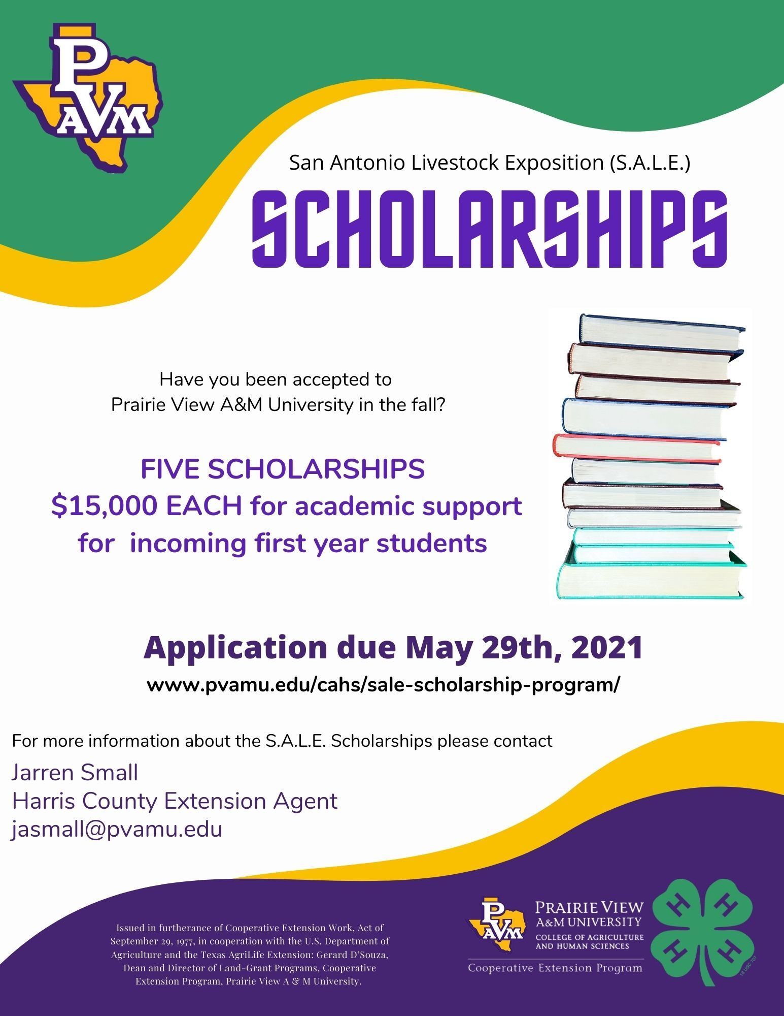 2021 S.A.L.E. Scholarship