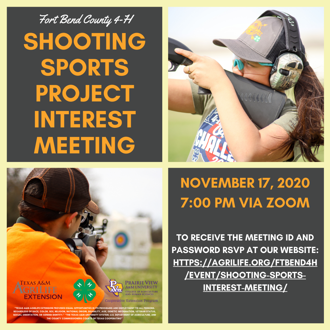 Shooting Sports Interest Meeting