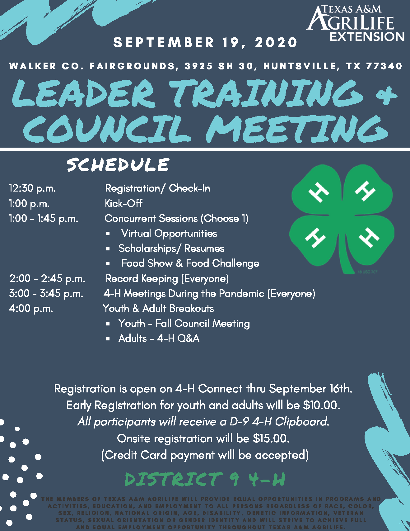 2020 leader training council meeting