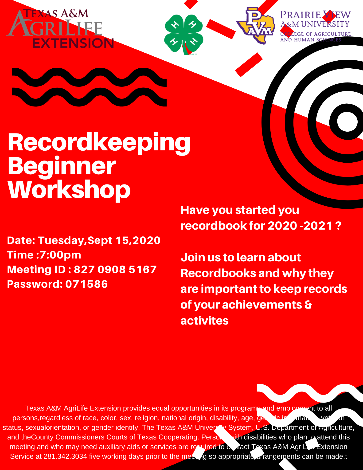 4-H Recordbook Training