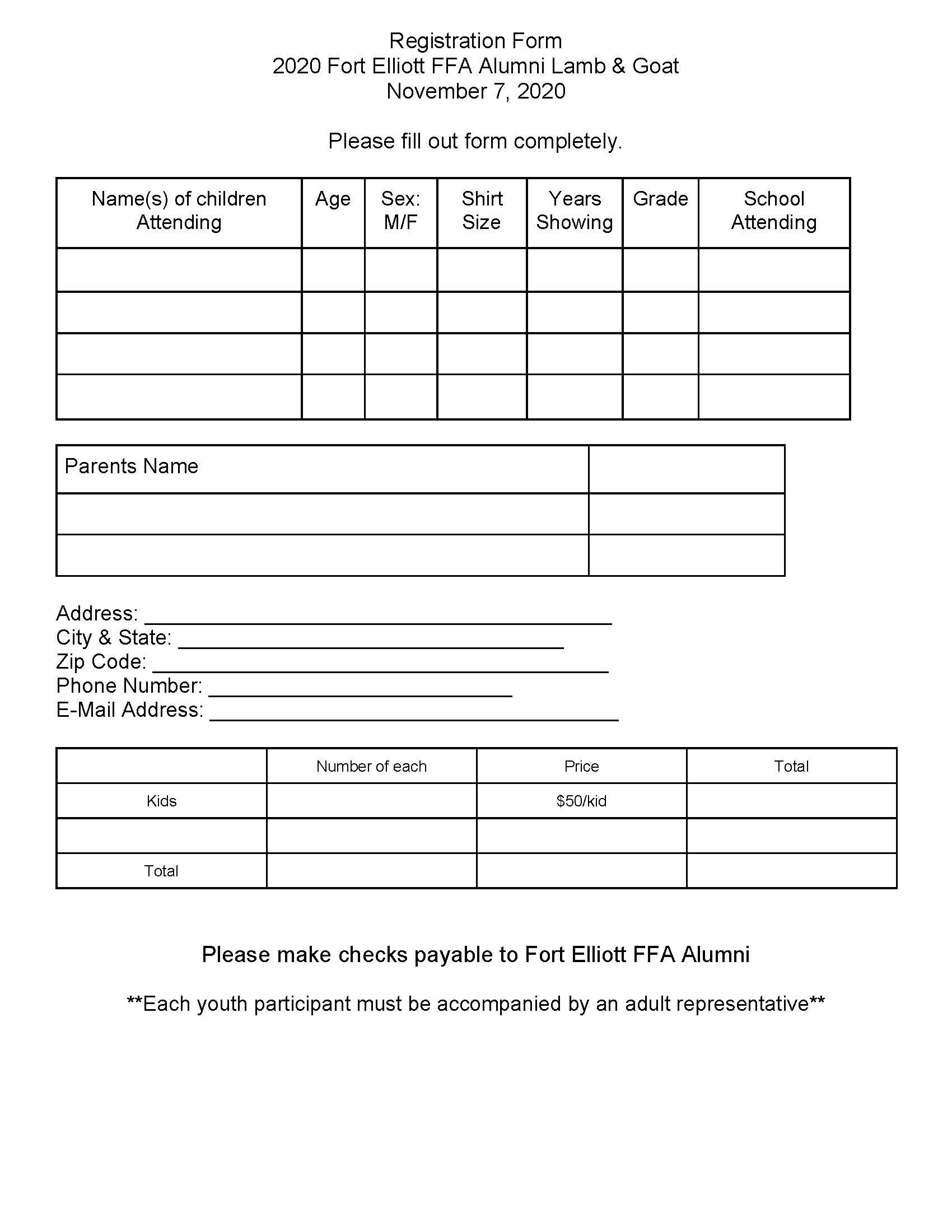 Registration Form