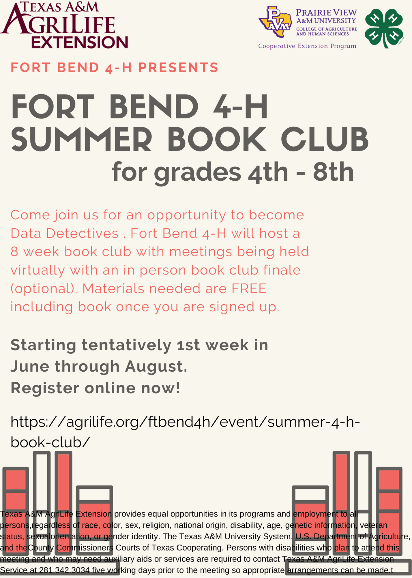 4-H Summer Book Club