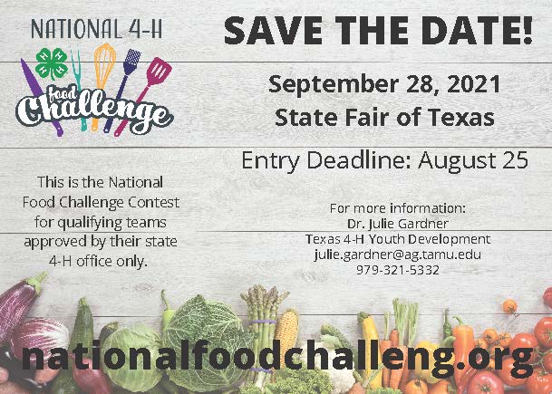 National 4-H Food Challenge