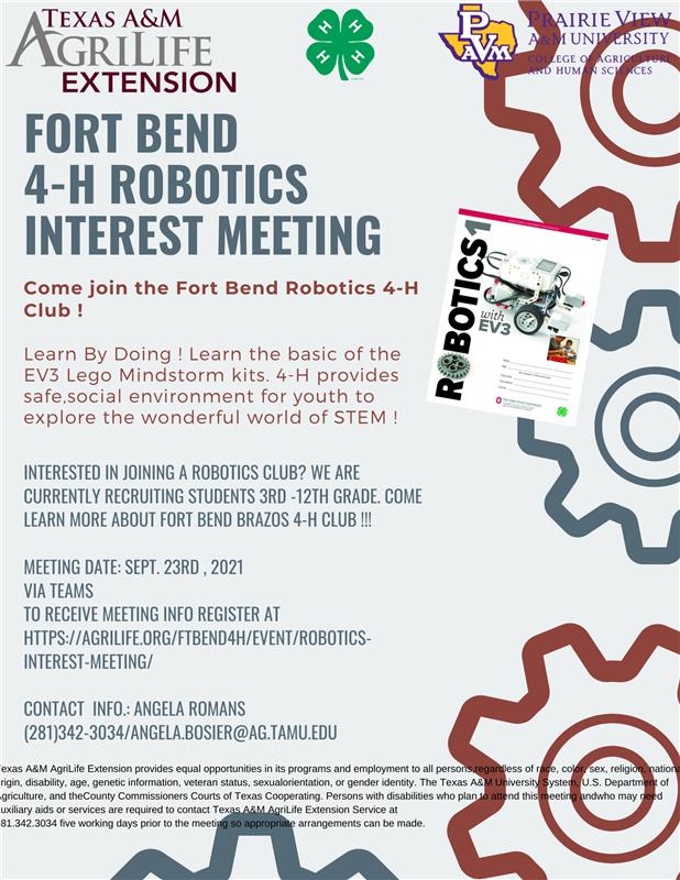 Robotics Interest Meeting