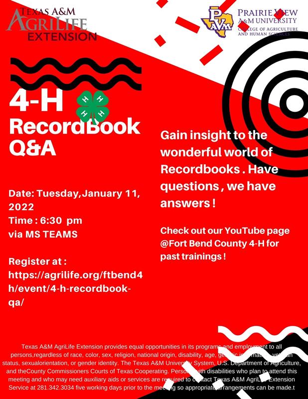 Record Book Q&A