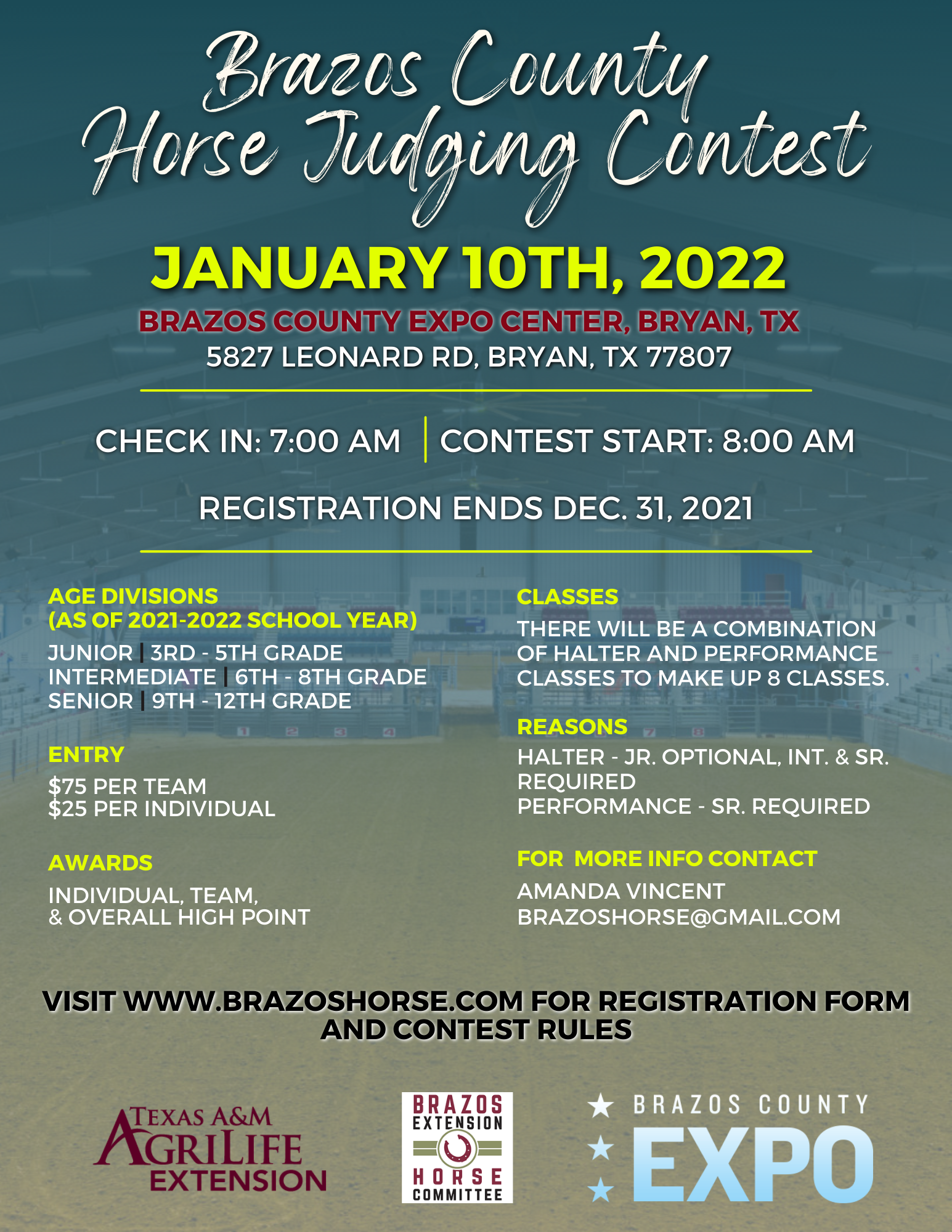 BEHC Judging Contest Team Registration