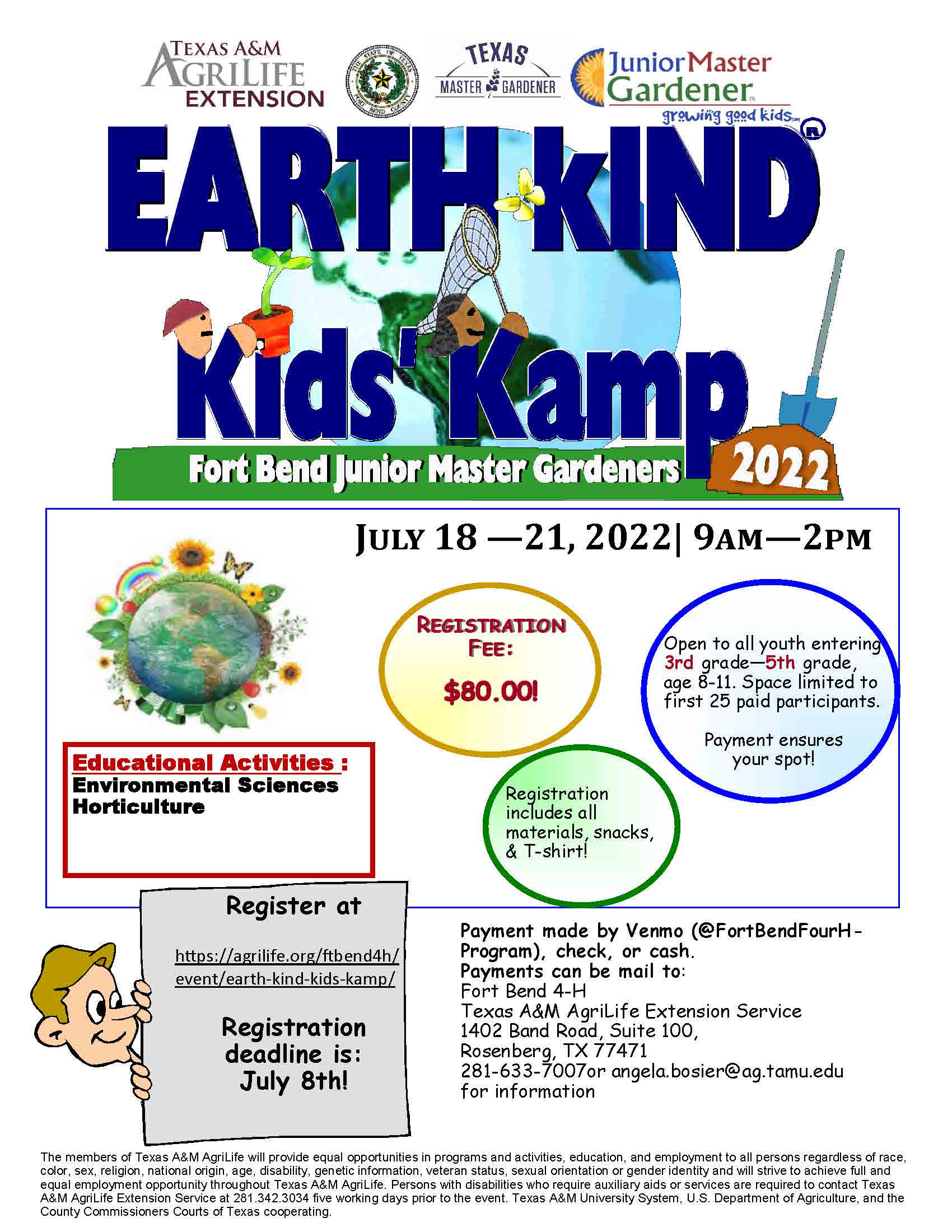 2022 Earth Kind Kids Camp