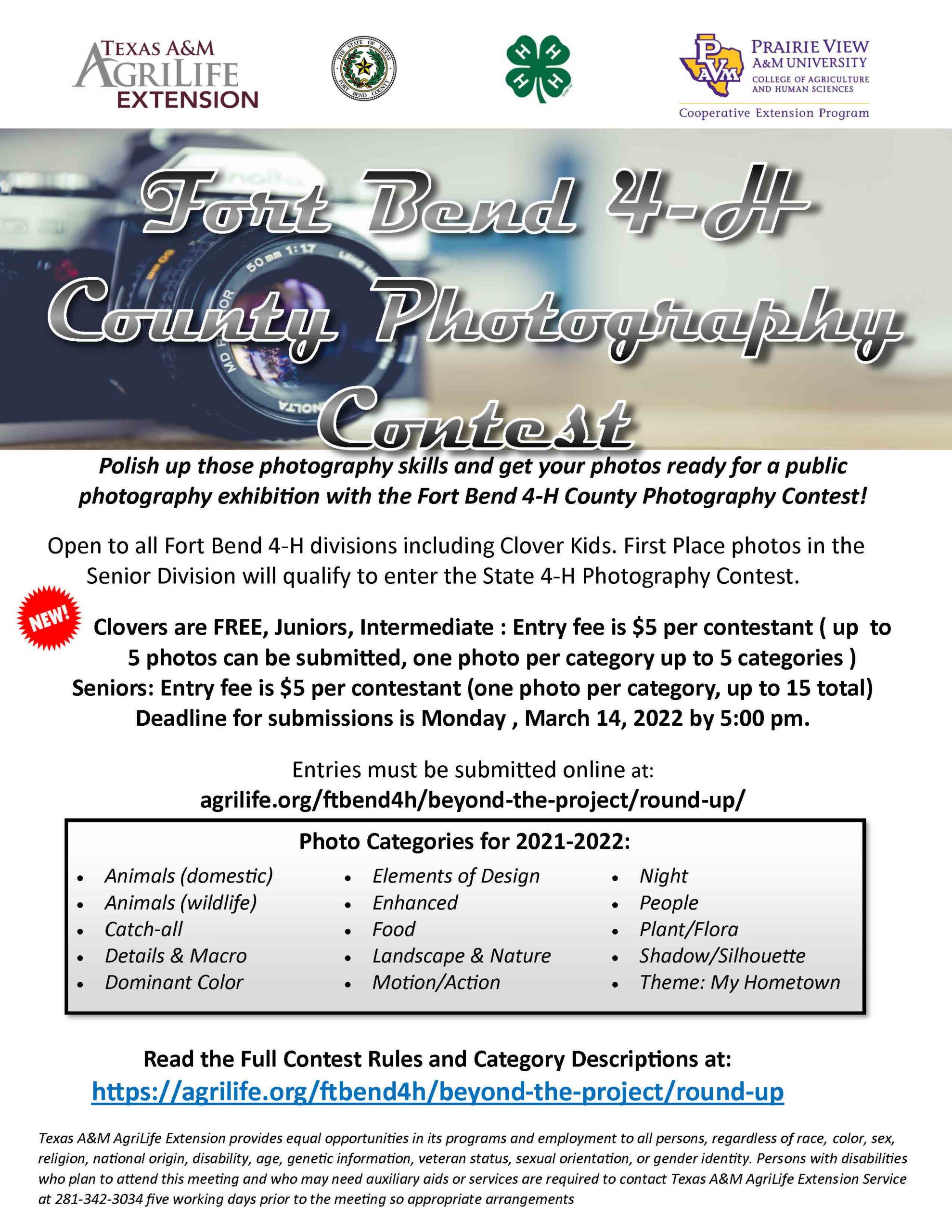County Photography Contest 2021-2022