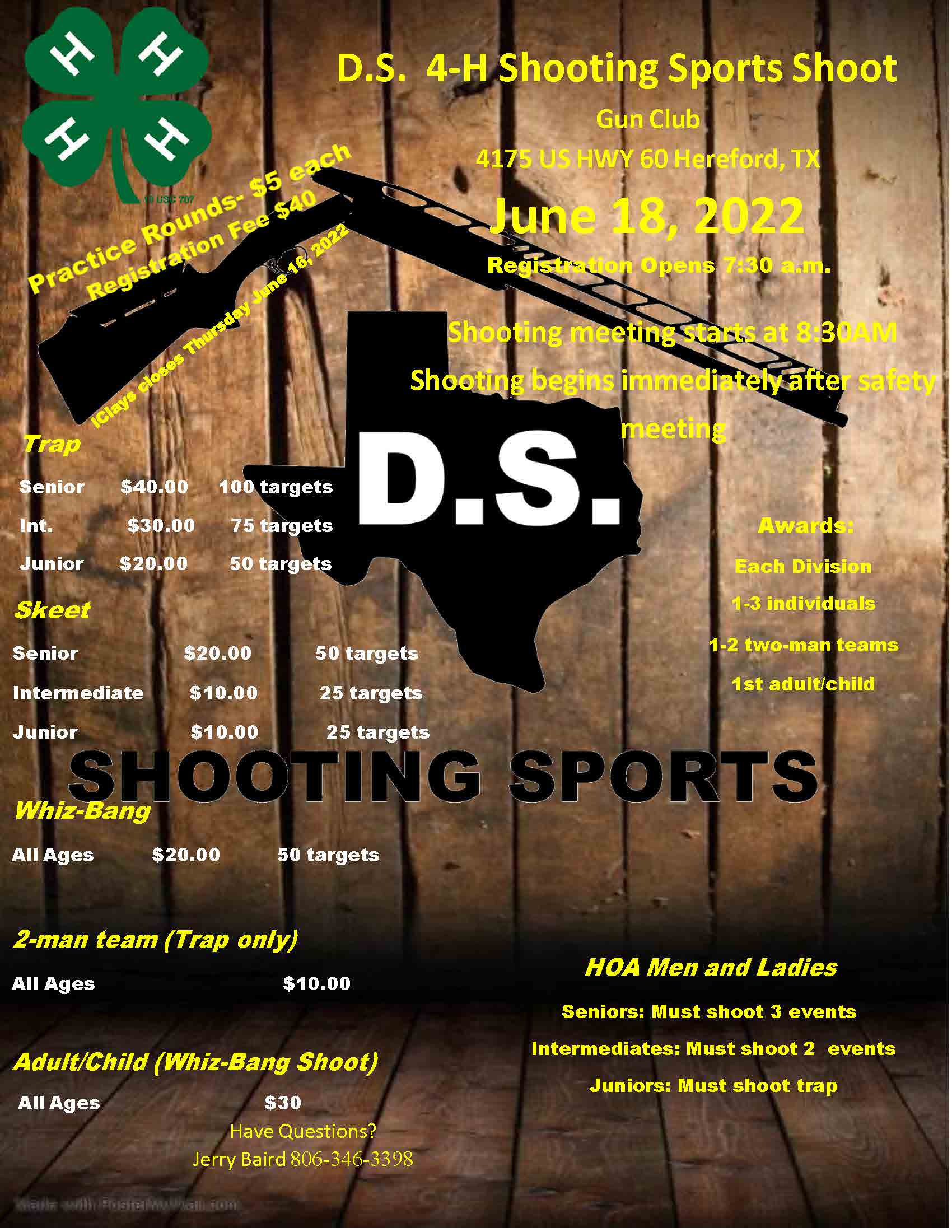 DS Shooting Sports Flyer
