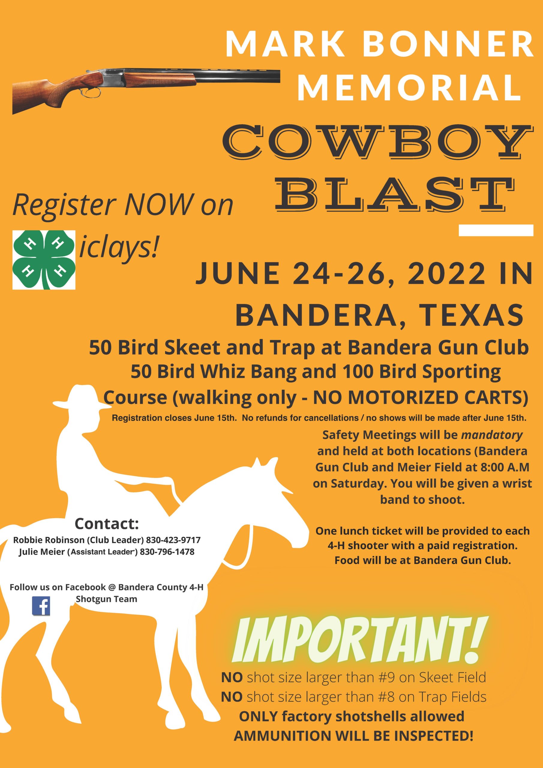 Mark Bonner Memorial Cowboy Blast