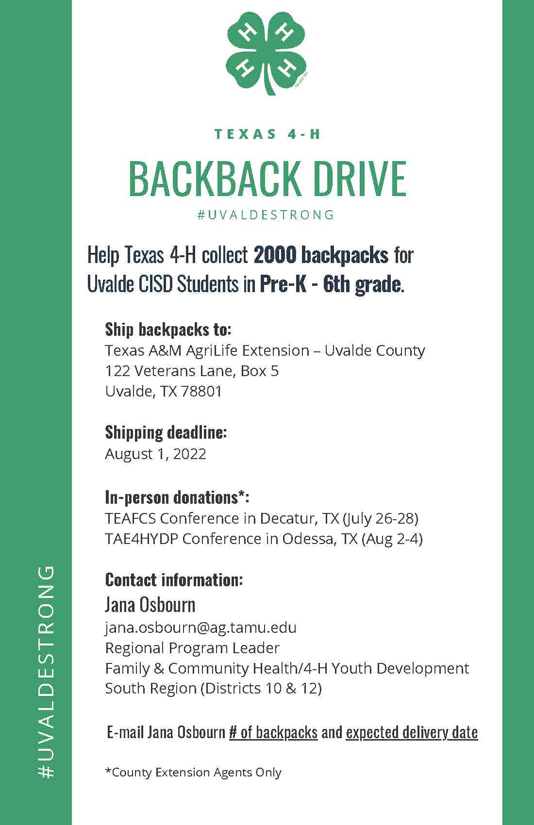 4-H Uvalde Drive