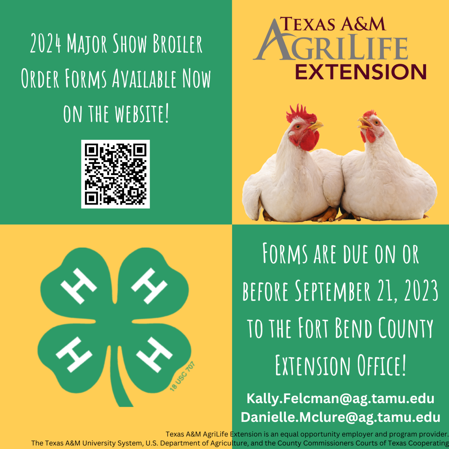 2024 Major Show Broiler Orders DUE   2024 Major Show Broiler Order Forms Available Now On The Website 1536x1536 