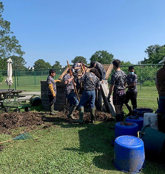 Exploration_Green_CFHS_JROTC_Turning_Compost