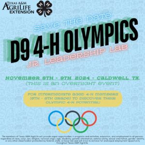 D-9 4-H OLYMPICS