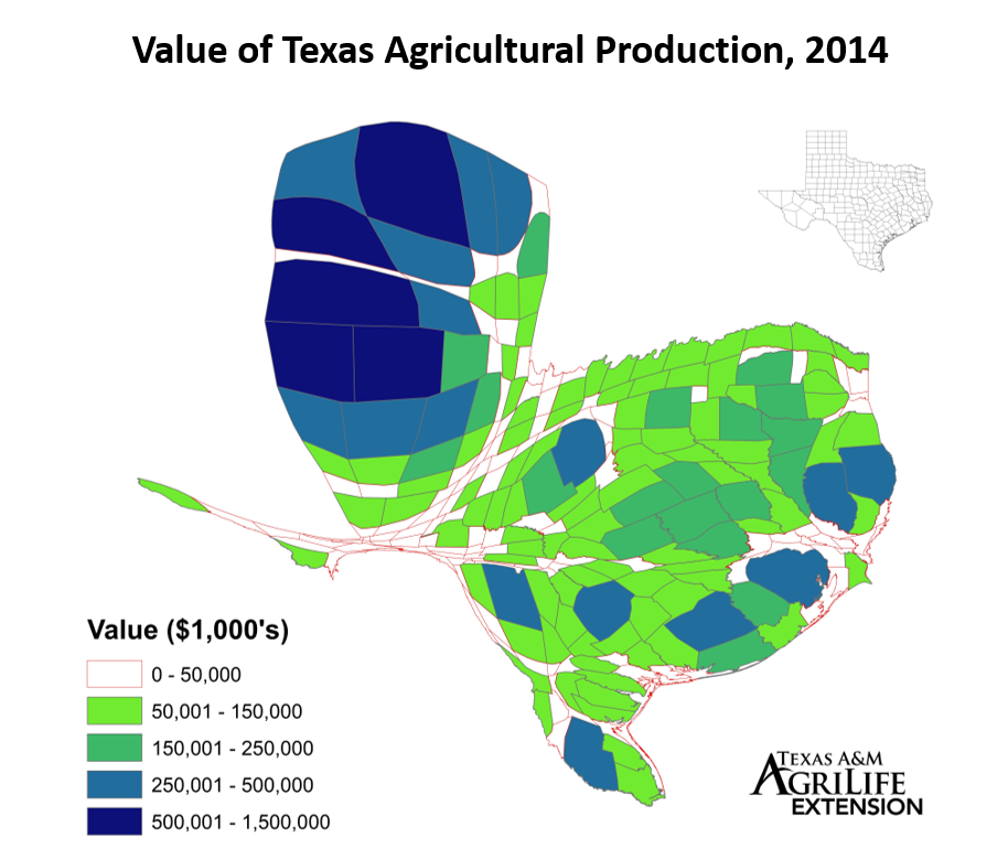 Value of Texas Agricultural Production  Samuel Zapata