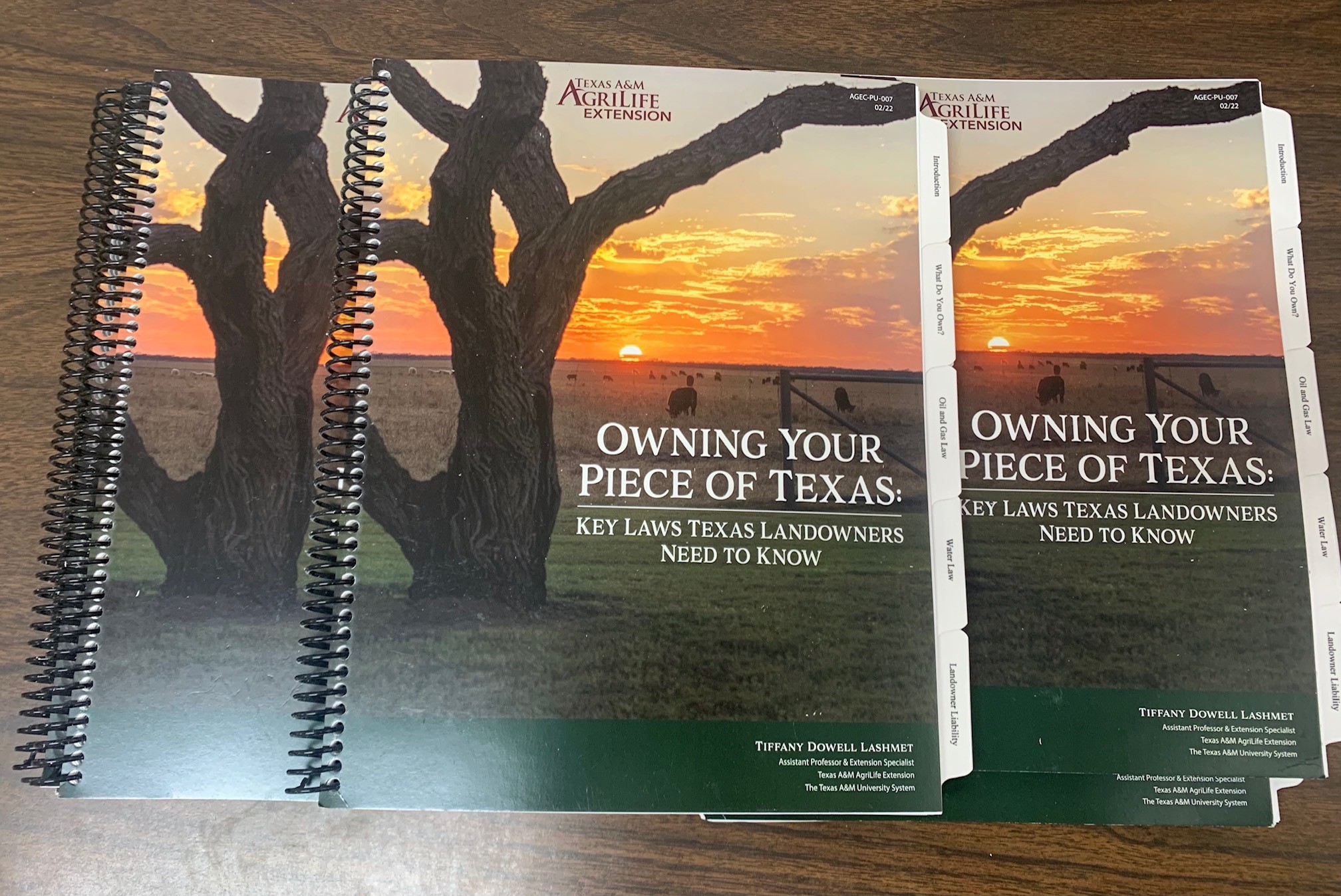 Updated Owning Your Piece of Texas Handbook - Texas Agriculture Law