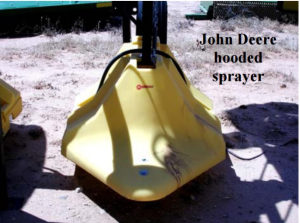 John Deer hooded sprayer