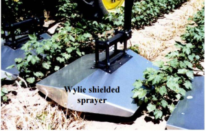 Wylie shielded sprayer