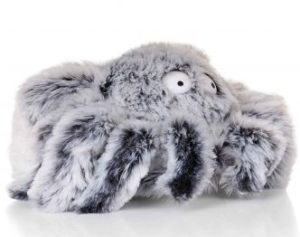 fuzzy spider slippers