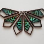 Butterfly wing pendant by Elemental Urchin.