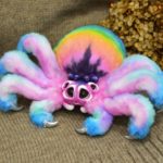 Plush spider by Alvamade Toys.