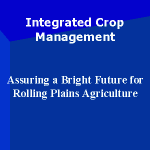 Closing slide: Integrated Crop Management